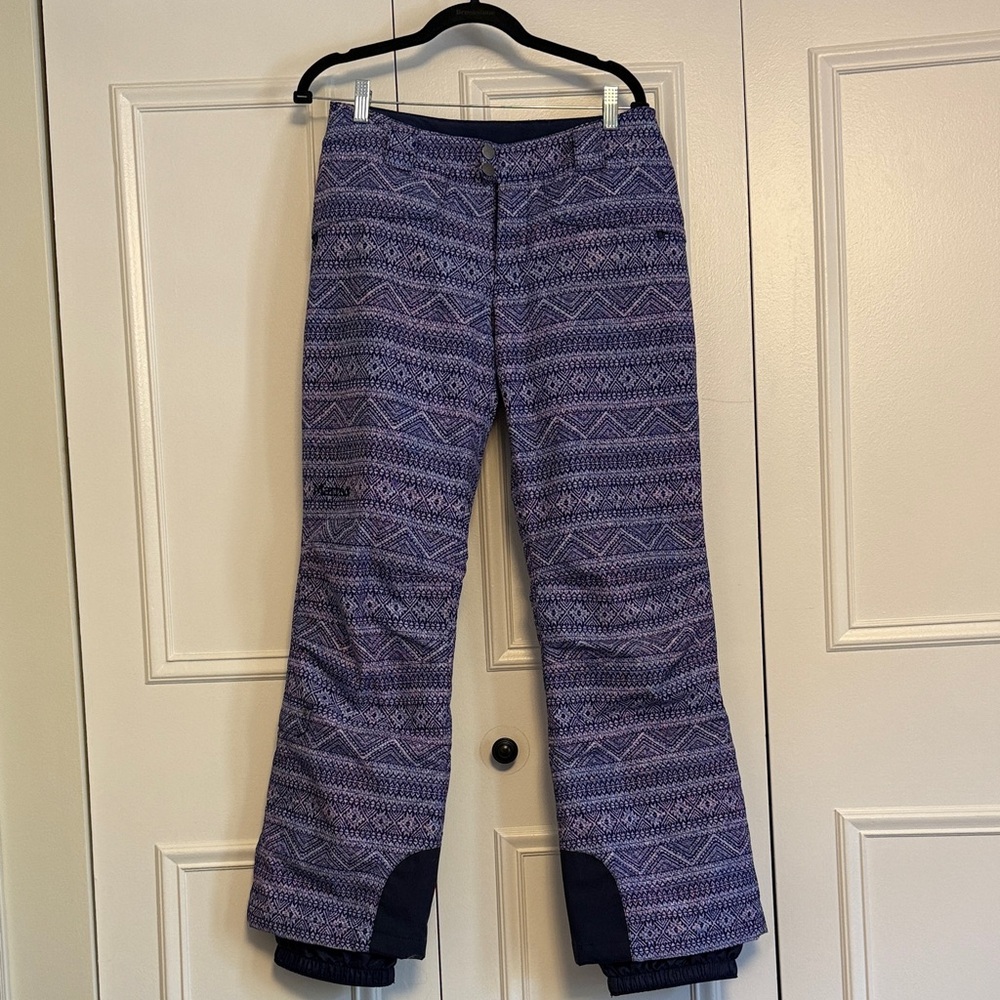 Marmot Purple Patterned Women's Snow Pants